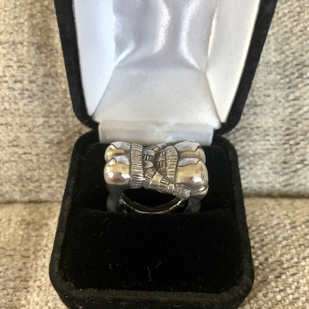 Handmade Artist Sterling Jesters Ring “UNIQUE”